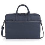 Jaslen Gloucester Aktentasche für Laptops bis zu 15 Zoll, Marineblau