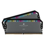 Corsair Dominator Platinum RGB DDR5 6000 MHz 64 Go 2 x 32 Go CL30 Gris AMD optimisé