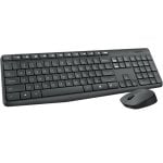 Logitech MK235 Tastatur Maus enthalten Universal RF Wireless Tschechisch Grau