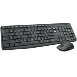 Combinazione tastiera e mouse wireless QWERTZ ceca Logitech MK235