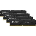 Kingston Technology FURY 128 GB 5200 MT/s DDR5 CL40 DIMM (Kit da 4) Beast Black XMP