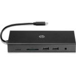 Concentrador multipuerto USB-C HP Travel 65W VGA Audio 2x USB 2.0 RJ-45