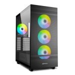 Sharkoon Rebel C50 RGB ATX Full Tower Vidro Temperado USB-C Preta