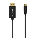 Cavo Adattatore Aisens USB-C verso DisplayPort 8K 60Hz 1,8m Nero