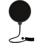 Audibax Filtro Anti-Pop de Nylon con Cuello Flexible para Micrófono