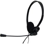 Auriculares Nilox con cable Jack 3.5 mm, micrófono ajustable, uso oficina, color negro