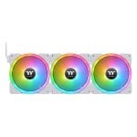 Thermaltake SWAFAN EX14 RGB Ventola di raffreddamento per PC TT Premium Edition Confezione da 3 ventole 140 mm Bianco