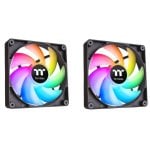 Thermaltake CT140 ARGB Sync PC Confezione da 2 ventole da 140 mm Nero