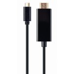 Adattatore USB-C verso HDMI Gembird A-CM-HDMIM-02 4K 60Hz 2m Nero