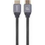 HDMI Kabel Gembird CCBP-HDMI-5M 5m 4K UHD 2.0 Nylon Grau Goldkontakte