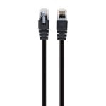 Gembird PP12-0.5M/BK Cable de Red RJ45 Cat5e 50cm Negro