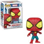 Funko Pop Marvel Spider-Man im Oscorp-Anzug, Sonderausgabe Funko Pop Marvel Spider-Man im Oscorp-Anzug, Sonderausgabe