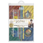 Conjunto de artigos de papelaria Cinereplicas Harry Potter Casas de Hogwarts