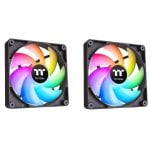 Thermaltake CT120 ARGB Sync PC Confezione da 2 ventole da 120 mm Nero