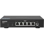 QNAP QSW-1105-5T Switch não gerenciável 5 portas Gigabit Ethernet preto