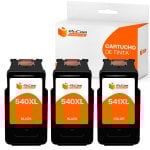 PcCom Essential Canon 540XL/541XL Cartucho Tinta Compatible Negro/Tricolor Pack 3 PcCom Essential Canon 540XL/541XL Cartucho Tinta Compatible Negro/Tricolor Pack 3