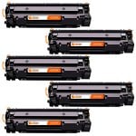 Pccom Essential HP CF279A Tóner Compatible Negro Pack 5