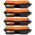 Pccom Essential HP CF217A Tóner Compatible Negro Pack 4