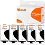 Pccom Essential HP 903XL Cartucho Tinta Compatible Negro Pack 5 Pccom Essential HP 903XL Cartucho Tinta Compatible Negro Pack 5