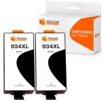 Pccom Essential HP 934XL Cartucho Tinta Compatible Negro Pack 2 Pccom Essential HP 934XL Cartucho Tinta Compatible Negro Pack 2