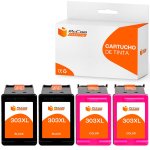 Pccom Essential HP 303XL Cartucho Tinta Compatible Negro/Tricolor Pack 4 Pccom Essential HP 303XL Cartucho Tinta Compatible Negro/Tricolor Pack 4