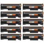 Pccom Essential HP CF244A Tóner Compatible Negro Pack 10