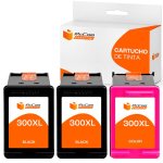 Pccom Essential HP 300XL Cartucho Tinta Compatible Negro/Tricolor Pack 3