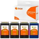 Pccom Essential HP 21XL/22XL Cartucho Tinta Compatible Negro/Tricolor Pack 4