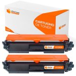 Pccom Essential HP CF230A Tóner Compatible Negro Pack 2
