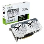 ASUS Dual GeForce RTX 4060 Bianco OC Edizione 8GB GDDR6 DLSS3