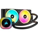 Refrigeração Líquida Corsair iCUE LINK H100i RGB 2 Ventoinhas 240mm Compatível Intel AMD