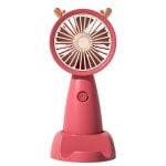 Klack Mini Ventilador con Soporte para Móvil Rojo Klack Mini Ventilador con Soporte para Móvil Rojo