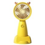 Klack Mini Ventilador con Soporte para Móvil Amarillo Klack Mini Ventilador con Soporte para Móvil Amarillo