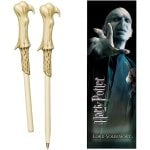 Noble Collection Voldemort Zauberstab Stift und Lesezeichen