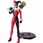 Noble Collection DC Comics Figura flessibile Harley Quinn Jester 16 cm