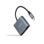 Nanocable 10.16.4305 cavo e adattatore video 0,15 m USB tipo-C Grigio