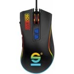 Mouse da gioco RGB cablato Sparco Line 7200DPI Nero