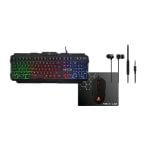 The G-Lab Combo Helium tastiera Mouse incluso USB AZERTY Francese Nero