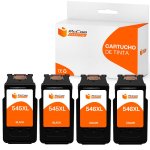 PcCom Essential Canon 545XL/546XL Cartucho Tinta Compatible Negro/Tricolor Pack 4 Unidades PcCom Essential Canon 545XL/546XL Cartucho Tinta Compatible Negro/Tricolor Pack 4 Unidades