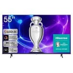 Hisense TV QLED Ultra HD 4K 55” 55E7KQ Smart TV, Wifi, HDR Dolby Vision, Quantum Dot Colour, Retroilluminazione DLED, Game Mode Plus