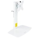 TooQ DB4032TNR-W Supporto da tavolo girevole/inclinabile per monitor 17"-27" VESA 100x100 Max 6Kg