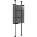 Kimex Suporte de Chão-Teto Modo Retrato para TV 50"- 100" Altura 240cm VESA 600x900 Máx. 90Kg