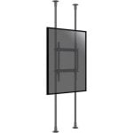 Kimex Soporte de Suelo-Techo Modo Retrato para TV 50"-100" Altura 300cm VESA 600x900 Máx. 90Kg