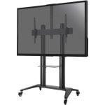 Kimex Support de vidéoconférence au sol pour écran 70"-120" Hauteur 160 cm VESA 1000 x 600 Max. 120Kg