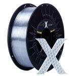 X Para Imprimir Carretel de Filamento PETG Transparente 1,75mm 1Kg
