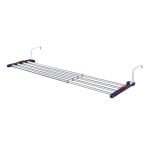 Leifheit Quartett Duo Wand-Rack Schwarz, Edelstahl