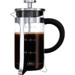 Melitta French Press Caffettiera French Press Premium 8 tazze Nero/Acciaio inossidabile