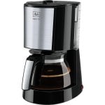 Melitta Enjoy II Top 1017-04 Caffettiera con filtro 10 tazze Nero/Acciaio inox