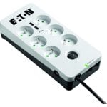 Eaton PB6TUF protezione da sovraccarico Nero, Bianco 6 presa(e) AC 220 - 250 V 1,5 m