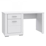 Home Heavenly Snow Mesa de Escritorio con Cajón y Puerta 138x67cm Blanco